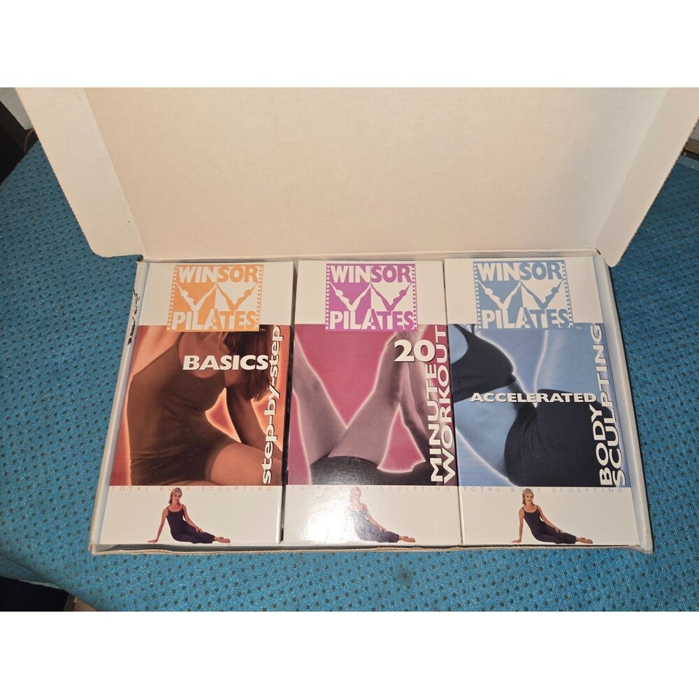 Lot of 3 Winsor Pilates VHS Workout Tapes - NEW  Body Sculpting Slimming Fitness